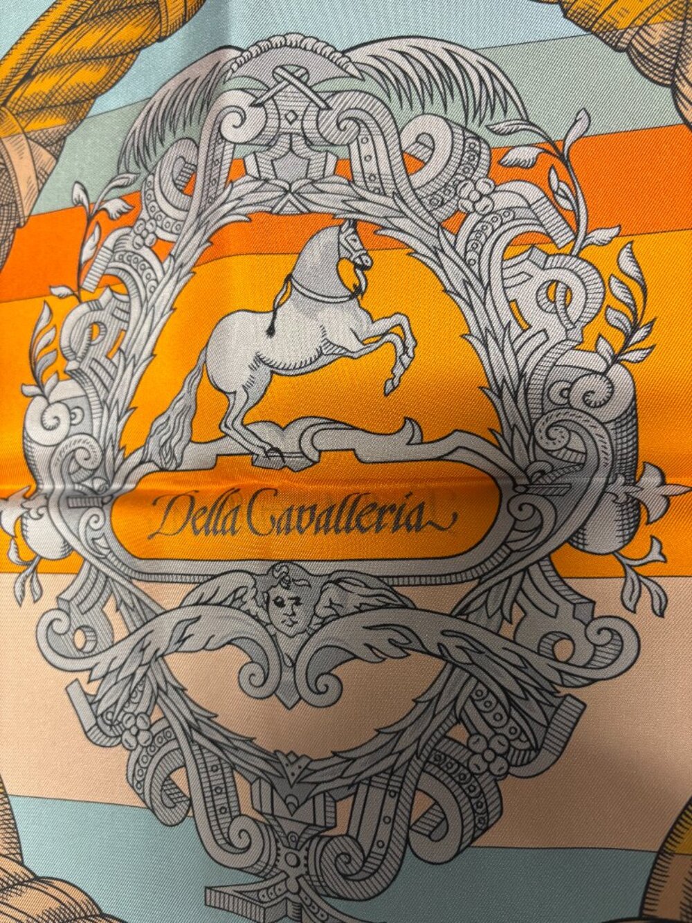 Brand New Hermes Double Face Della Cavalleria Scarf 90cm - Picture 4 of 8